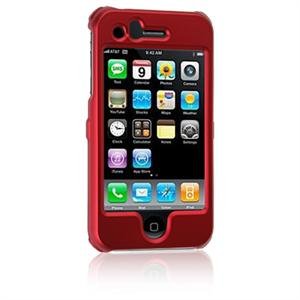 Hard Plastic Shield Protector Faceplate Case for Apple iPhone 3G - RED