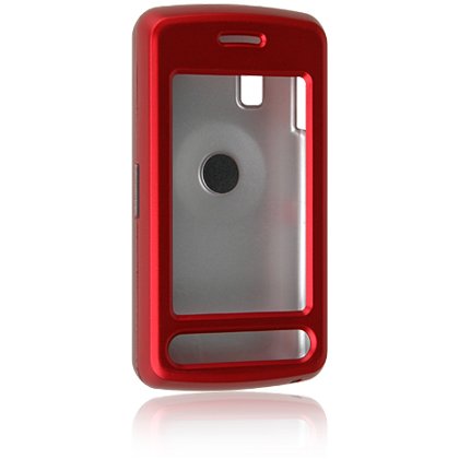 Hard Plastic Shield Protector Case for LG VU CU915 / CU920 - RED