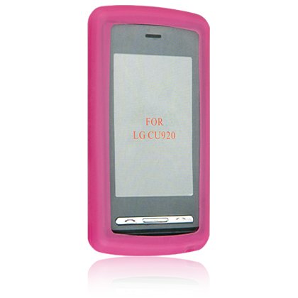 Silicone Skin Cover Case for LG VU CU915 / CU920 - Hot PINK