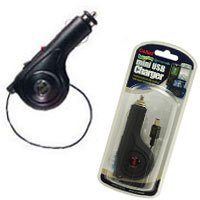 Retractable Plug in Car Charger for Sidekick LX