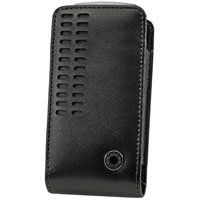 Black Bergamo Case with Removable Spring Belt Clip for LG VX10000 Voyager