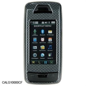 Black Carbon Fiber Crystal Case for LG VX10000 Voyager