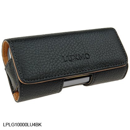 Leather Horizontal Texture Case Cover for LG Voyager VX10000 Cell Phone - BLACK