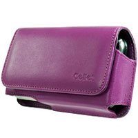 Blackberry 8300 Purple Noble Case w/ Removable Spring Clip & Swivel Clip