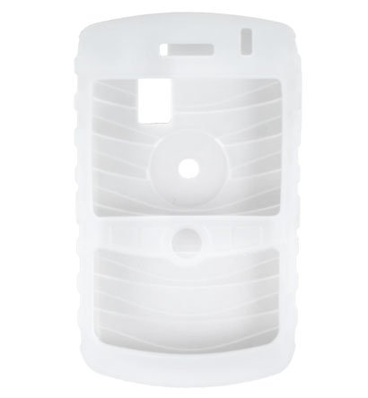 Premium Ribbed Silicone Skin Cover for BlackBerry Curve 8300 - Clear