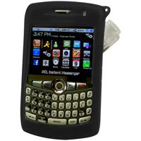 RIM Blackberry 8310, 8320, & 8330 Curve Black Jelly Case
