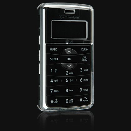 Crystal Shield Protector Case for LG VX9100 enV2 - Transparent