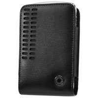 Black Bergamo Case with Removable Spring Belt Clip for Samsung BlackJack II i617