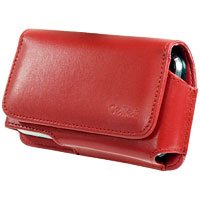 Noble Case Red with Removable Spring Belt Clip for Samsung BlackJack II i617
