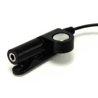 Black 2.5mm to 3.5mm Hole Adapter with On/Off Switch Builtin Mic for LG VX10000 Voyager