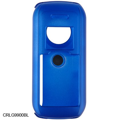 Crystal Hard Shell Shield Protector Case with Belt Clip for LG enV VX9900 - Blue