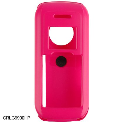 Crystal Hard Shell Shield Protector Case with Belt Clip for LG enV VX9900 - Pink