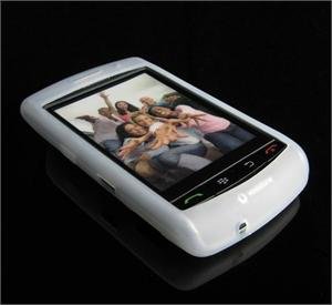 High Quality Premium Soft Rubber Silicone Cover Case for BlackBerry Storm - Clear