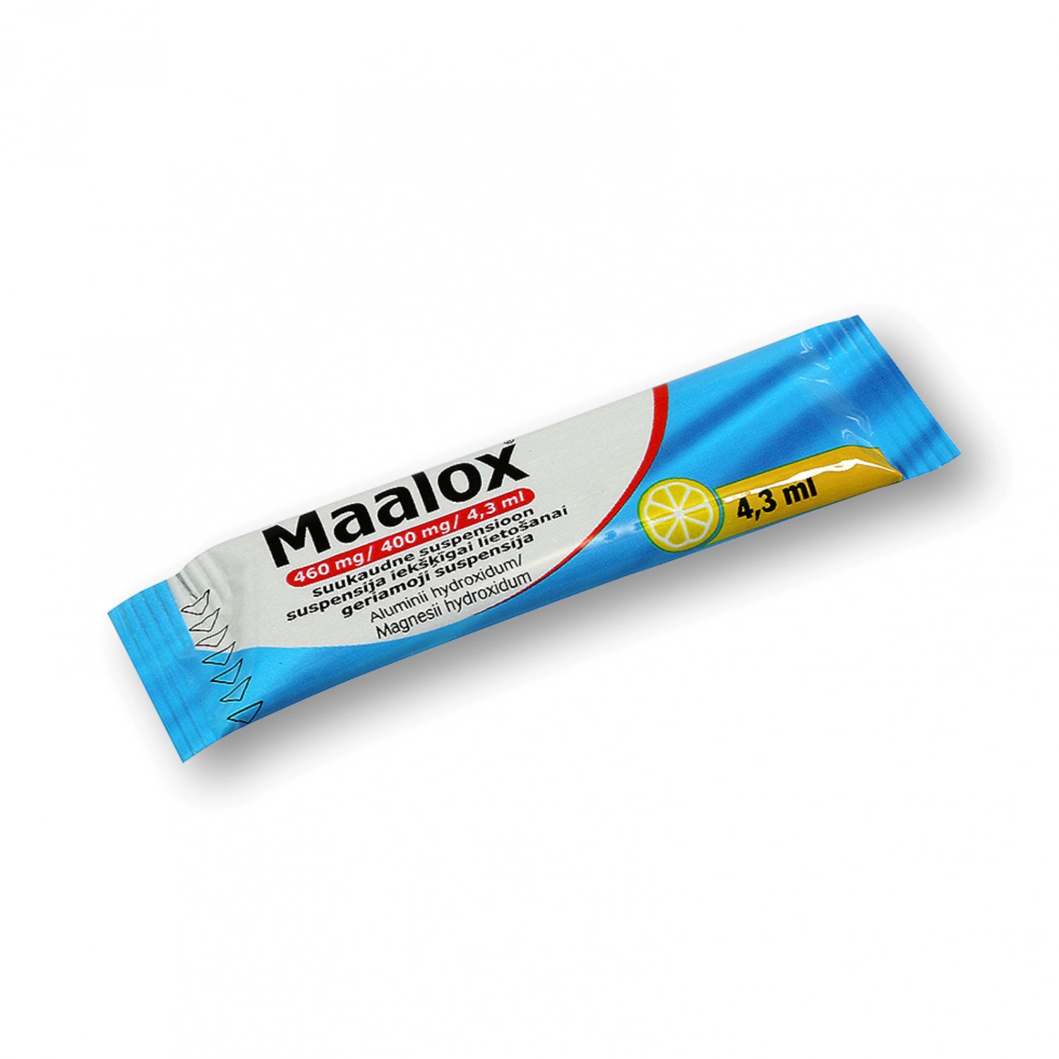 Maalox 460mg 400mg 4 3ml Suspension Single Dose Sachets N20 Lemon Flavor