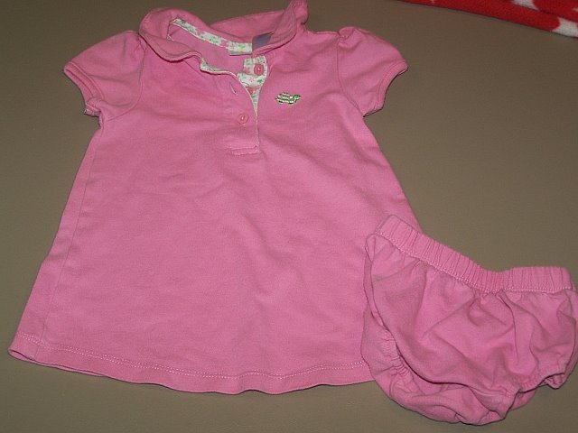 Cherokee Pink Polo Dress 6m