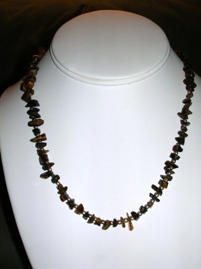 Unisex tiger's eye necklace