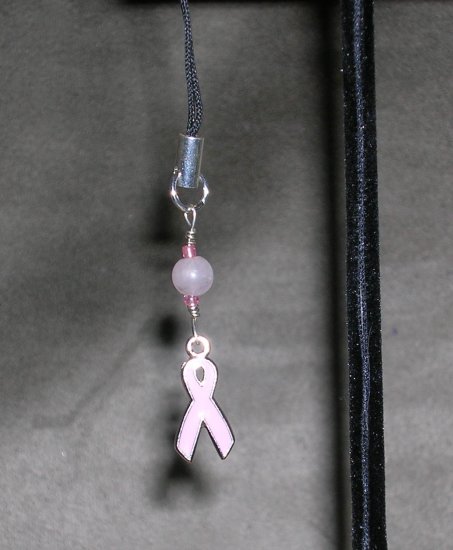 Breast cancer awareness charm