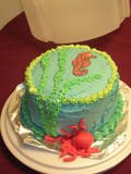 Seahorse and octopus cake