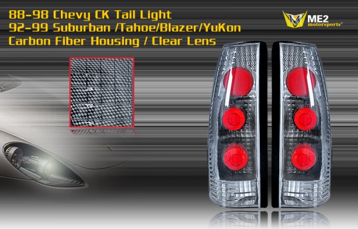 92-99 SUBURBAN/TAHOE/YOUKON ALTEZZA TAIL LIGHT FIBER