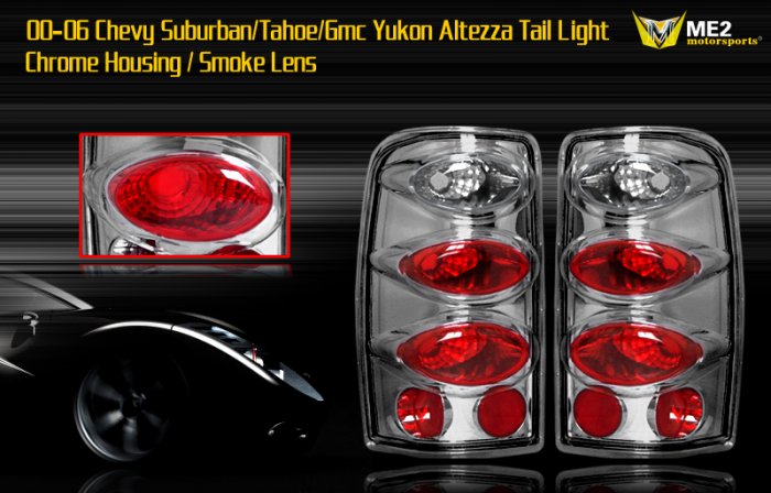 00-06 SUBURBAN/TAHOE/YUKON ALTEZZA TAIL LIGHT SMOKE