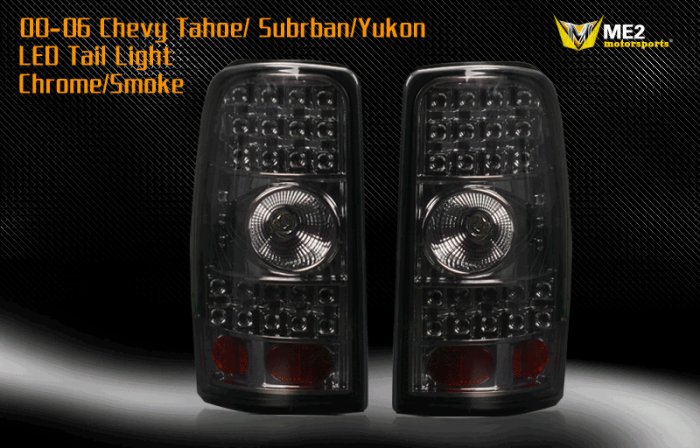 00-06 Chevy Tahoe/Suburban/Yukon LED TailLight SMOKE
