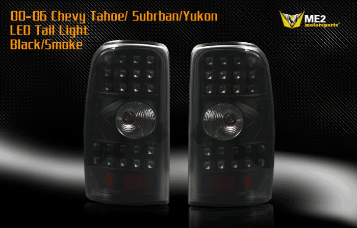 00-06 Chevy Tahoe/Suburban/Yukon LED TailLight BLACK