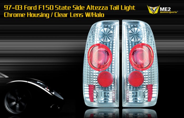 97-03 FORD F150 STATE SIDE ALTEZZA TAIL LIGHT W/ HALO