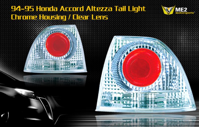 94-05 HONDA ACCORD ALTEZZA TAIL LIGHT JDM CHROME CLEAR