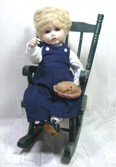 "Little Jack Horner" Porcelain Doll, OOAK Interpretation of Connie Derek's "Fall", Playtime Series
