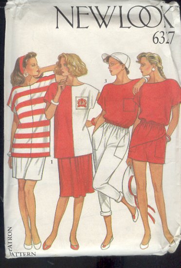 New Look Sewing Pattern 6327 op, Pants, skirt and shorts, Size 8 - 18