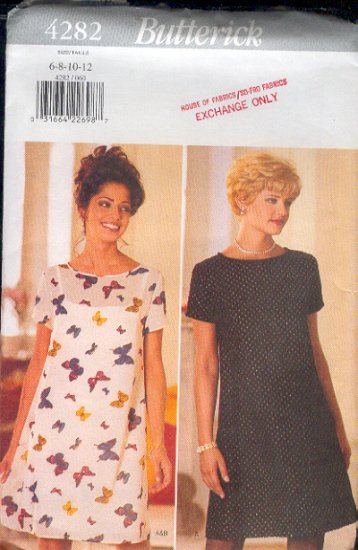 Butterick Sewing Pattern 4282 Petite Dress, Sizes 6 - 12