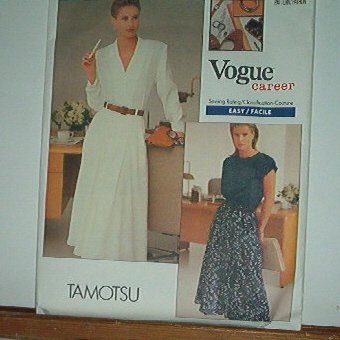Vogue Sewing Pattern 2035 Two Blouses and full skirt by Tamotsu, Sizes 20 - 24