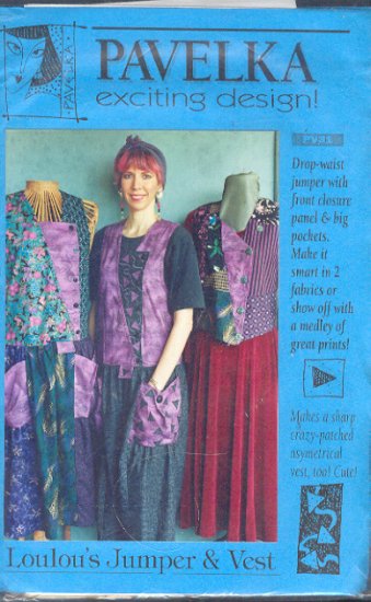 Sewing Pattern by Pavelka, LouLou's Jumper and Vest, Sizes S - XXL