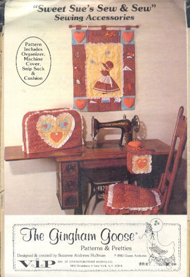 Sewing Pattern, Sweet Sue's Sew and Sew, Sewing Accessories, Gingham Goost, One Size