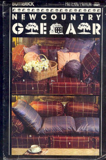 Sewing Pattern, Butterick 6048, Cushions and Pillows