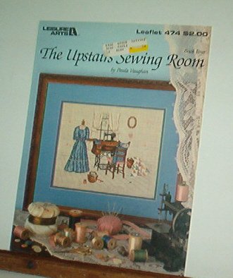Cross Stitch Pattern THE UPSTAIRS SEWING ROOM Dress and old sewing machine