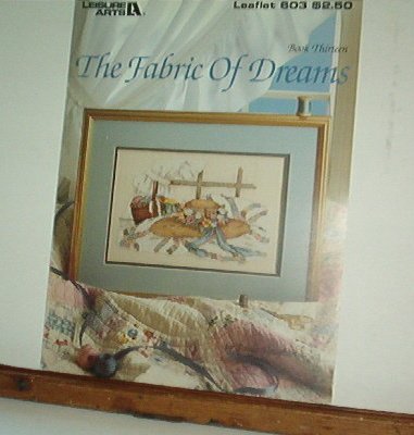 Cross Stitch Pattern FABRIC OF DREAMS Straw Hat in Window