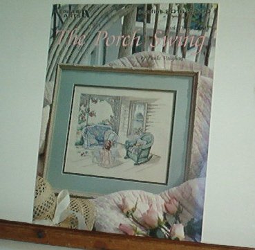 Cross Stitch Pattern THE PORCH SWING Wicker rocket and swing