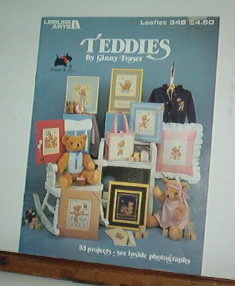 Cross Stitch Patterns 10 Designs TEDDY BEARS for Kids