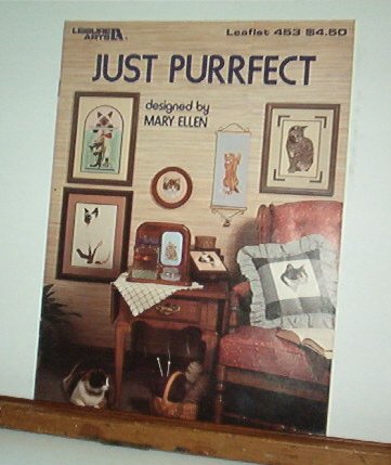 Cross Stitch Patterns - JUST PURRFECT - Cats 10 Designs
