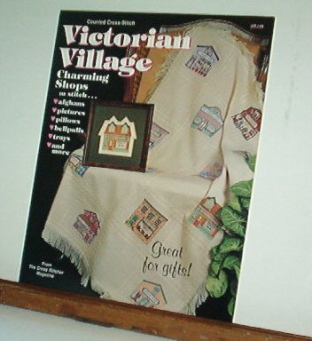 Cross Stitch Patterns VICTORIAN VILLAGE 12 Designs 9X9
