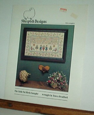 Cross Stitch patterns, Little Fat Birds Sampler, 1 design, very nice