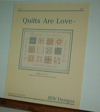 Cross Stitch Patterns, Quilts are Love, 1 design