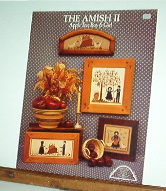 Cross Stitch Patterns, The Amish Apple Tree Boy and Girl, 4 designs