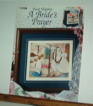 Cross Stitch Patterns, A BRIDE'S PRAYER, A lovely gift for a bride, one color graph