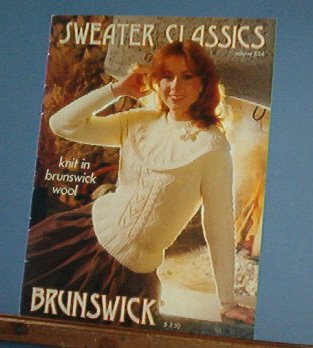 Knitting Patterns by Brushwick 834 Sweater Classics 8 designs for whole family