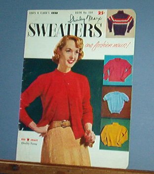 Vintage Knitting Patterns, Coats & Clark 509, 1955 Teen and Children, 16 designs