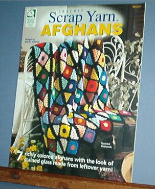 Crochet Pattern SCRAP AFGHANS 7 Designs, easy