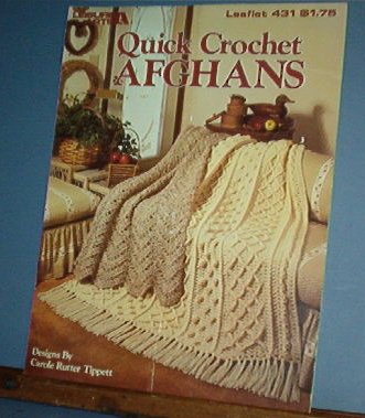 Crochet Patterns Quick AFGHANS 3 designs, handsome