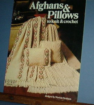 Afghans and Pillows for Knit and Crochet, 9 designs in sets, very nice